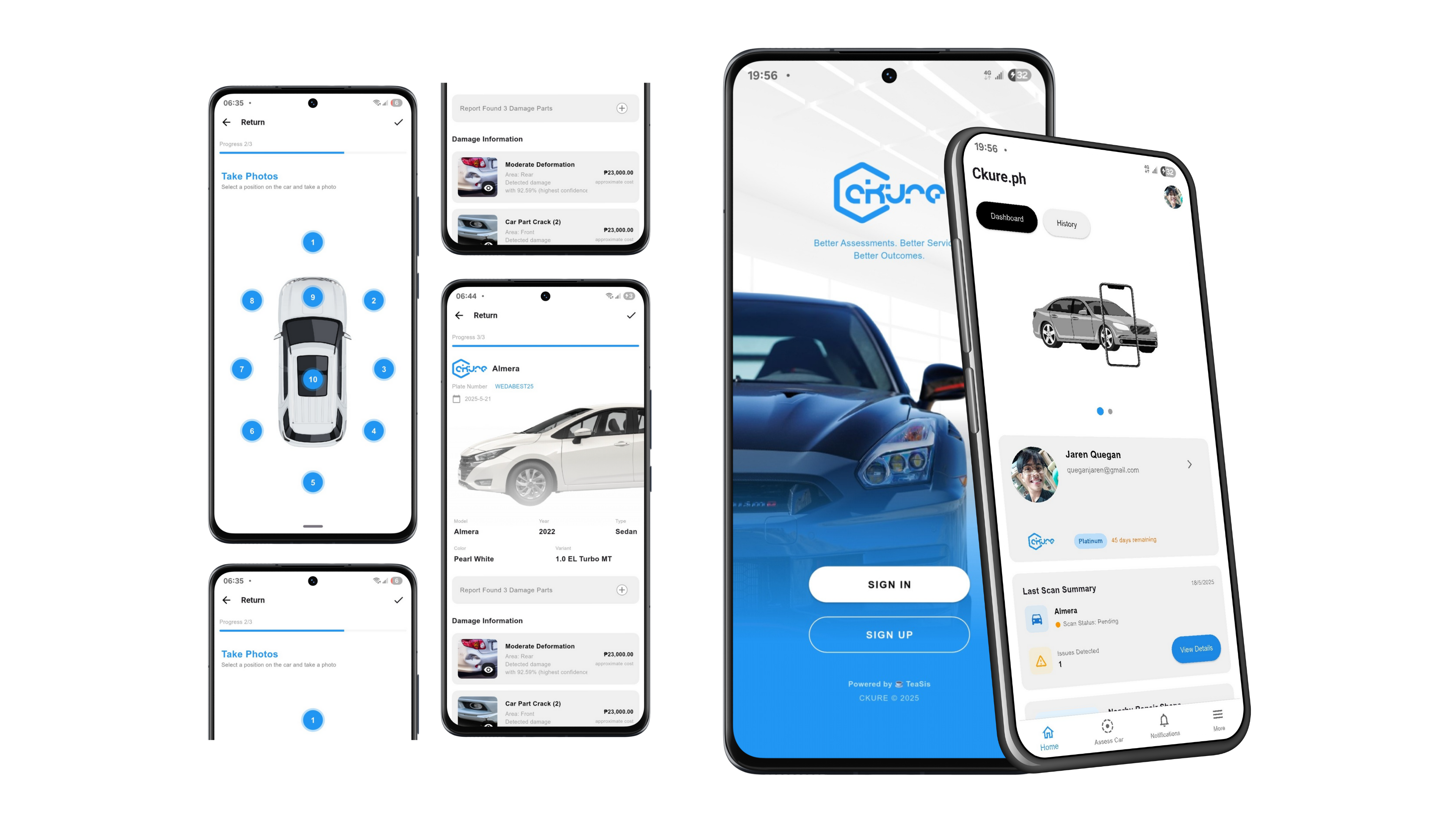 CKURE – AI-powered Car Damage Detection App